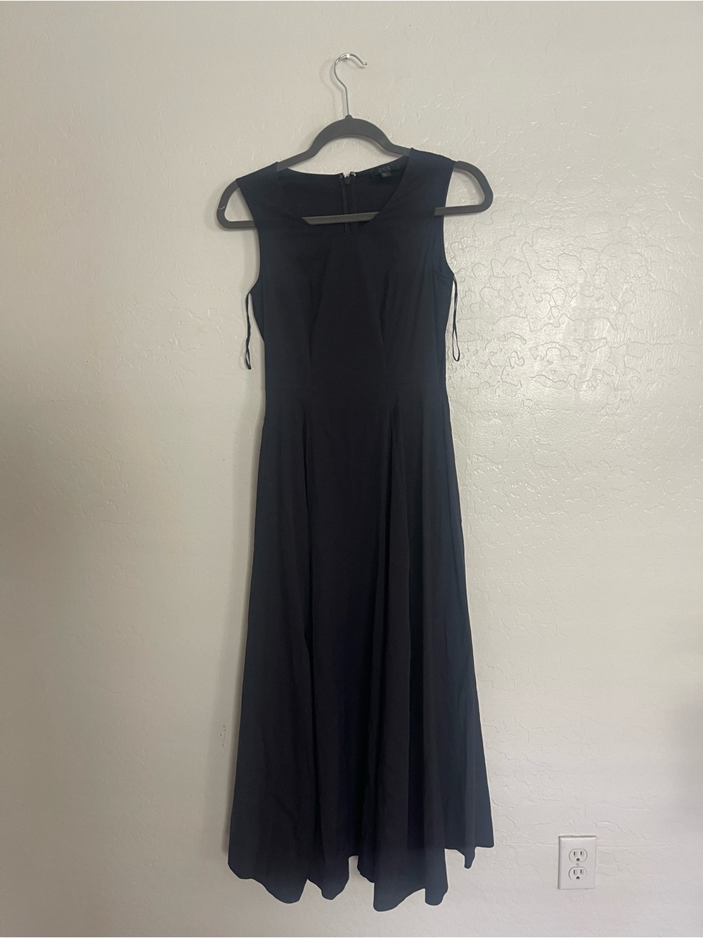 COS Black Maxi Dress with Scoop Neck